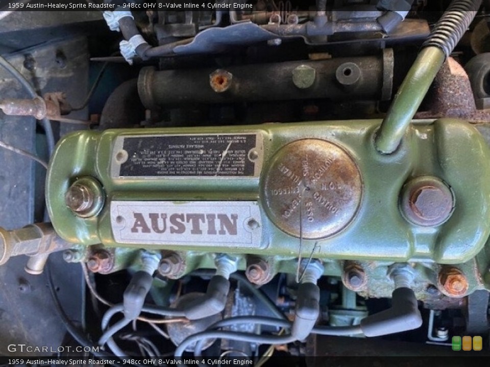 948cc OHV 8-Valve Inline 4 Cylinder Engine for the 1959 Austin-Healey Sprite #142967282