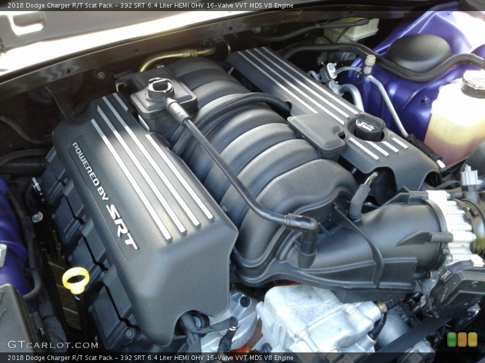 392 SRT 6.4 Liter HEMI OHV 16-Valve VVT MDS V8 Engine for the 2018 Dodge Charger #142971569