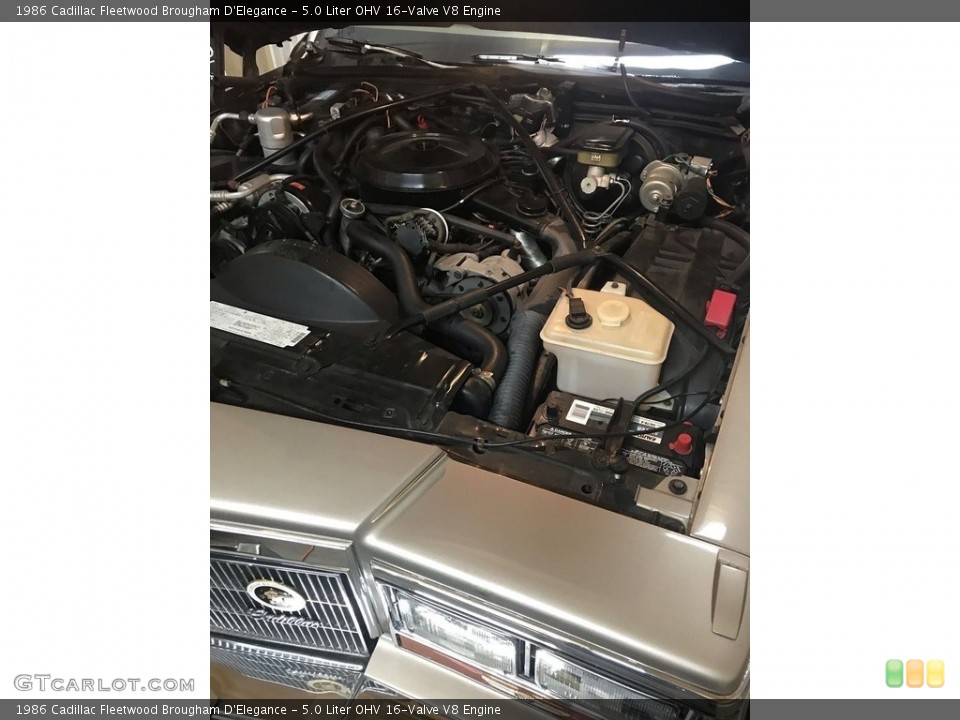 5.0 Liter OHV 16-Valve V8 Engine for the 1986 Cadillac Fleetwood #142978346