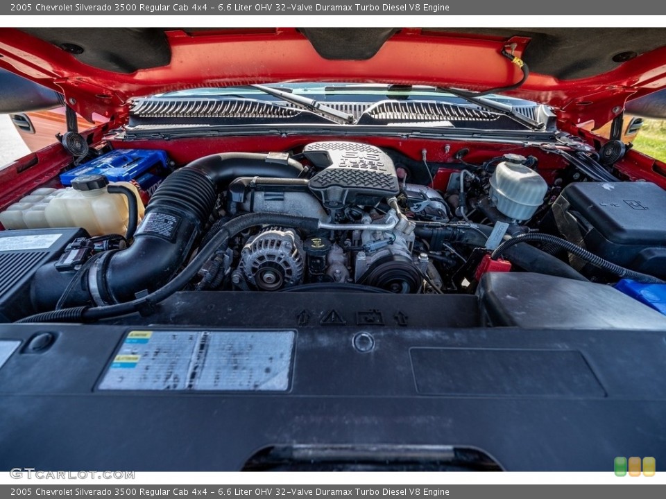 6.6 Liter OHV 32-Valve Duramax Turbo Diesel V8 Engine for the 2005 Chevrolet Silverado 3500 #142978892