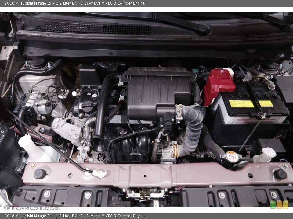 1.2 Liter DOHC 12-Valve MIVEC 3 Cylinder 2018 Mitsubishi Mirage Engine