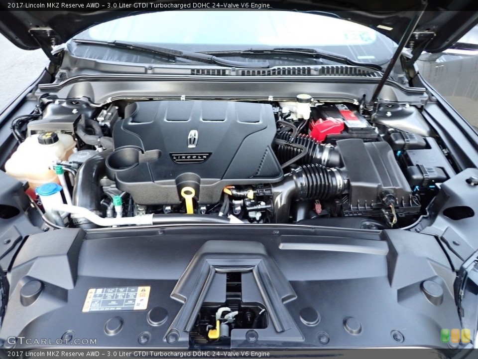 3.0 Liter GTDI Turbocharged DOHC 24-Valve V6 Engine for the 2017 Lincoln MKZ #142987554