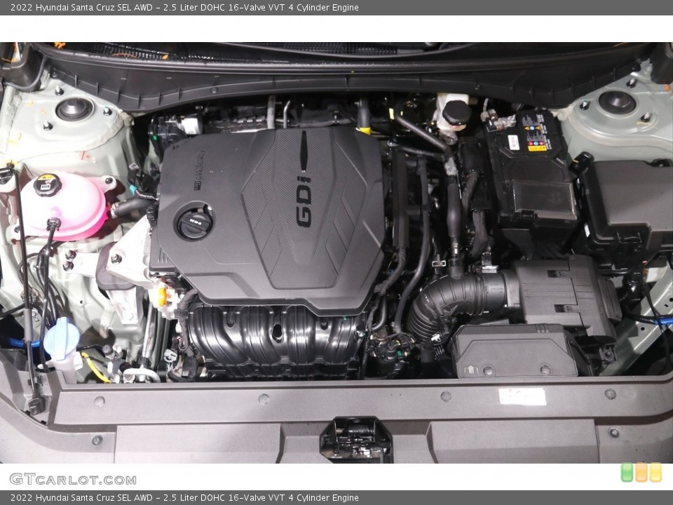 2.5 Liter DOHC 16-Valve VVT 4 Cylinder 2022 Hyundai Santa Cruz Engine