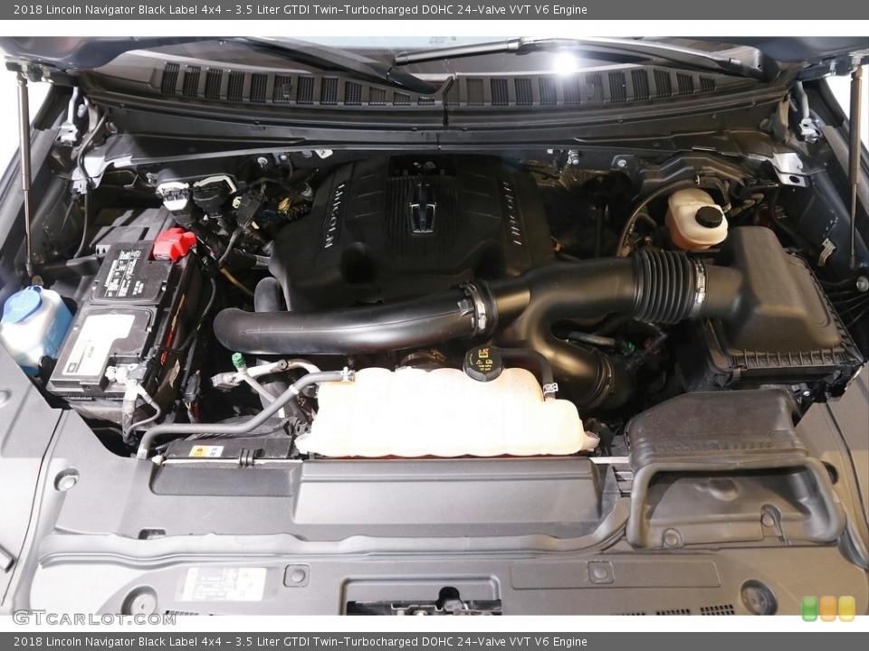 3.5 Liter GTDI Twin-Turbocharged DOHC 24-Valve VVT V6 2018 Lincoln Navigator Engine
