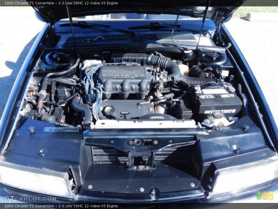 3.0 Liter SOHC 12-Valve V6 1990 Chrysler TC Engine