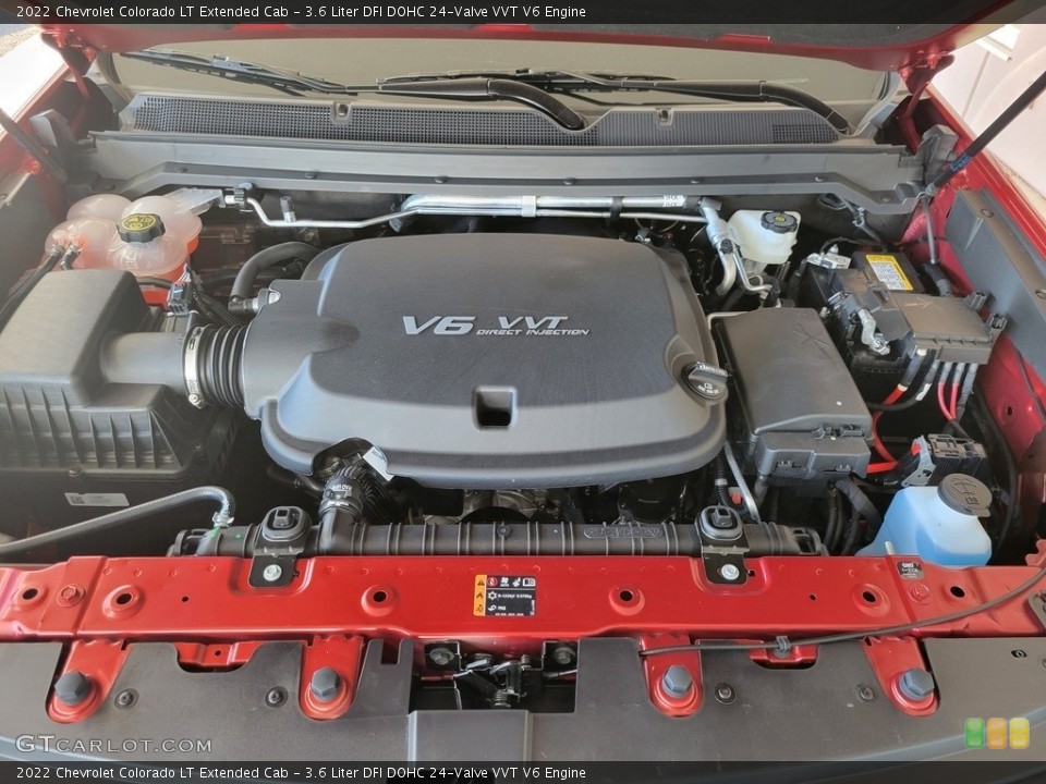 3.6 Liter DFI DOHC 24-Valve VVT V6 2022 Chevrolet Colorado Engine