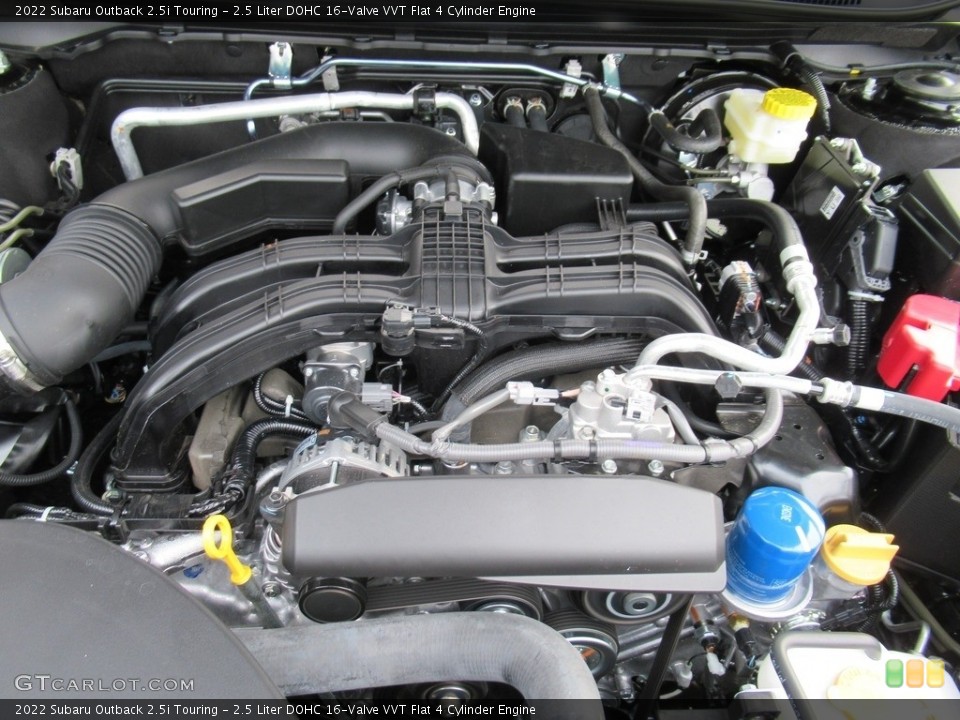 2.5 Liter DOHC 16-Valve VVT Flat 4 Cylinder 2022 Subaru Outback Engine