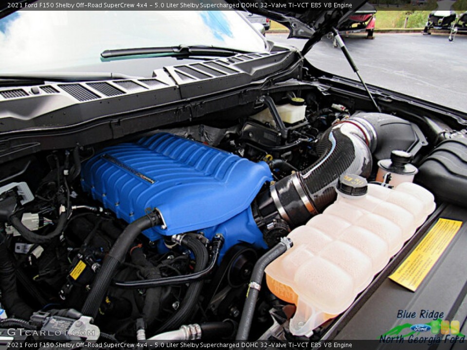 5.0 Liter Shelby Supercharged DOHC 32-Valve Ti-VCT E85 V8 Engine for the 2021 Ford F150 #143072042