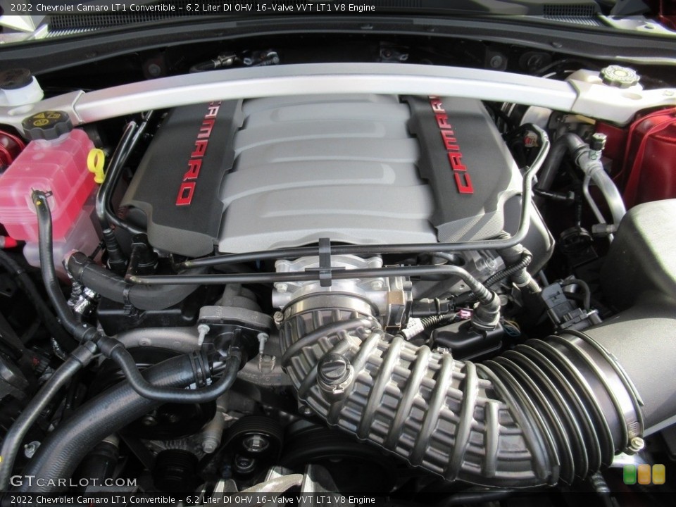 6.2 Liter DI OHV 16-Valve VVT LT1 V8 2022 Chevrolet Camaro Engine