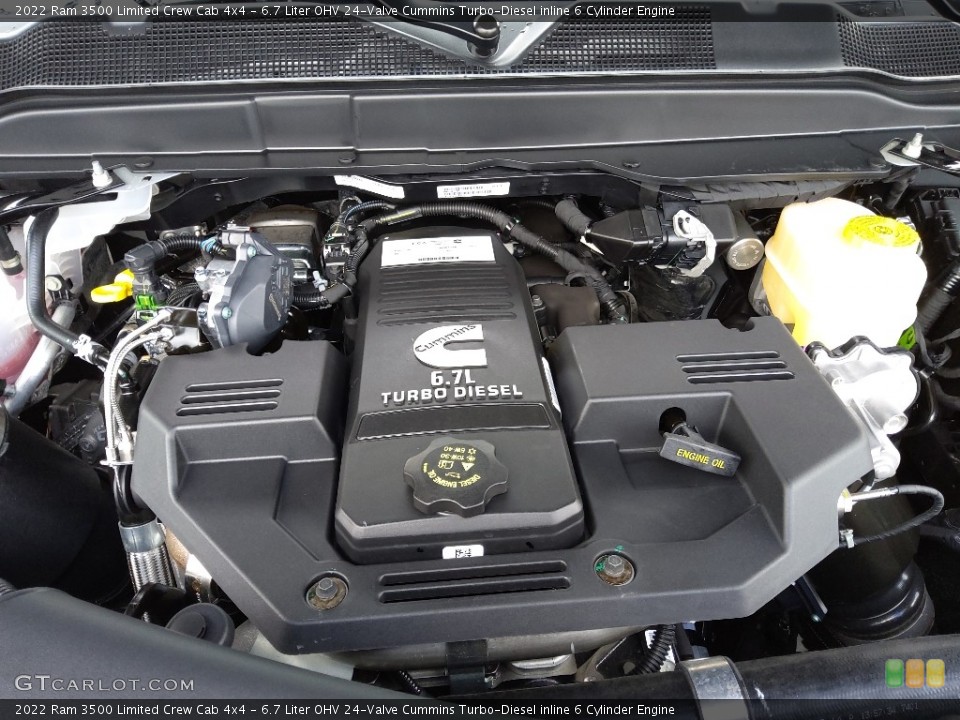 6.7 Liter OHV 24-Valve Cummins Turbo-Diesel inline 6 Cylinder Engine for the 2022 Ram 3500 #143151051