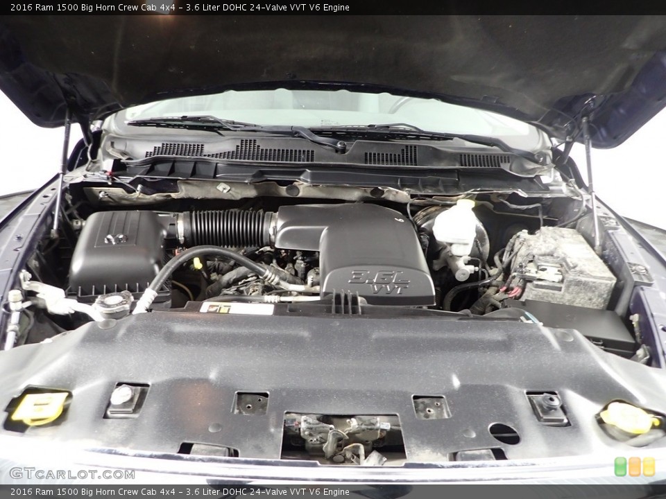 3.6 Liter DOHC 24-Valve VVT V6 2016 Ram 1500 Engine