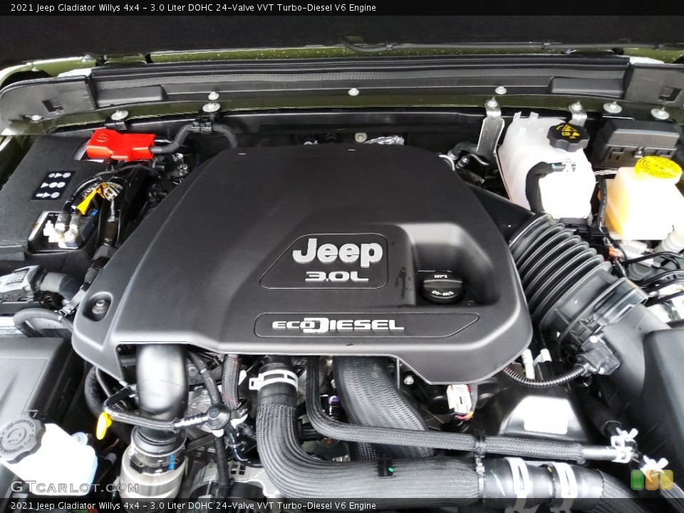3.0 Liter DOHC 24-Valve VVT Turbo-Diesel V6 Engine for the 2021 Jeep Gladiator #143224011
