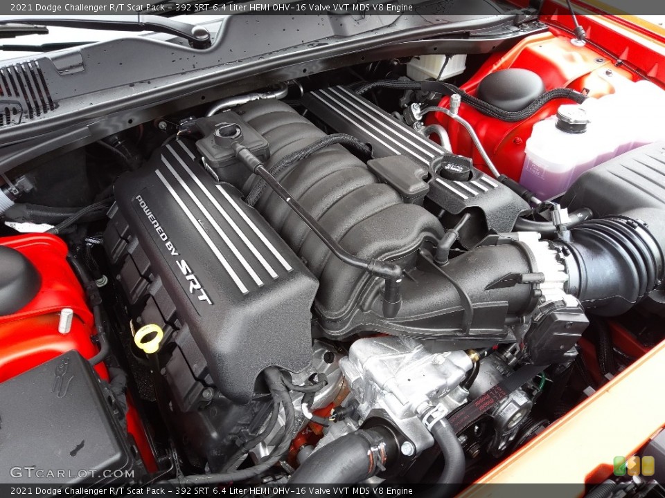 392 SRT 6.4 Liter HEMI OHV-16 Valve VVT MDS V8 Engine for the 2021 Dodge Challenger #143228145
