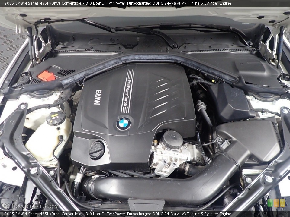 3.0 Liter DI TwinPower Turbocharged DOHC 24-Valve VVT Inline 6 Cylinder 2015 BMW 4 Series Engine