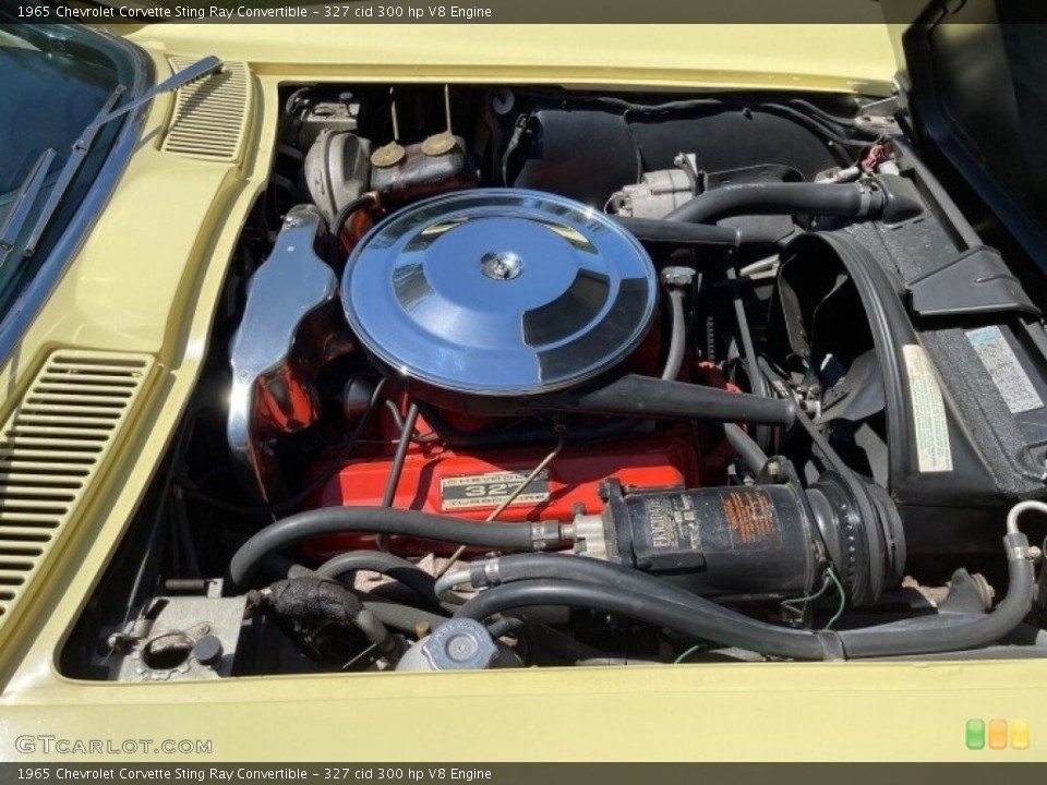 327 cid 300 hp V8 1965 Chevrolet Corvette Engine