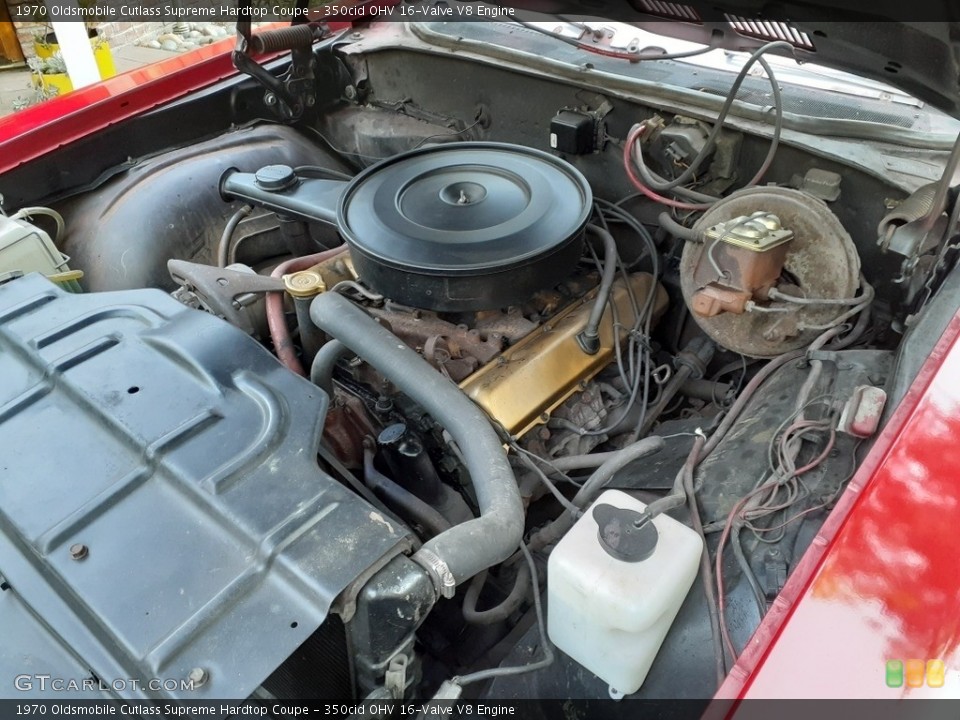 350cid OHV 16-Valve V8 1970 Oldsmobile Cutlass Supreme Engine