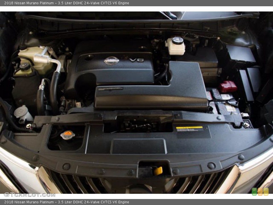 3.5 Liter DOHC 24-Valve CVTCS V6 2018 Nissan Murano Engine