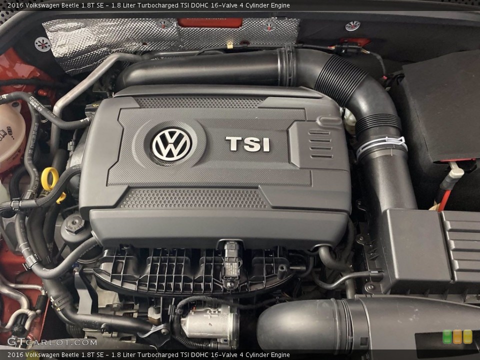 1.8 Liter Turbocharged TSI DOHC 16-Valve 4 Cylinder 2016 Volkswagen Beetle Engine