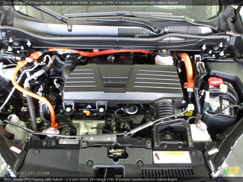 2.0 Liter DOHC 16-Valve i-VTEC 4 Cylinder Gasoline/Electric Hybrid 2021 Honda CR-V Engine