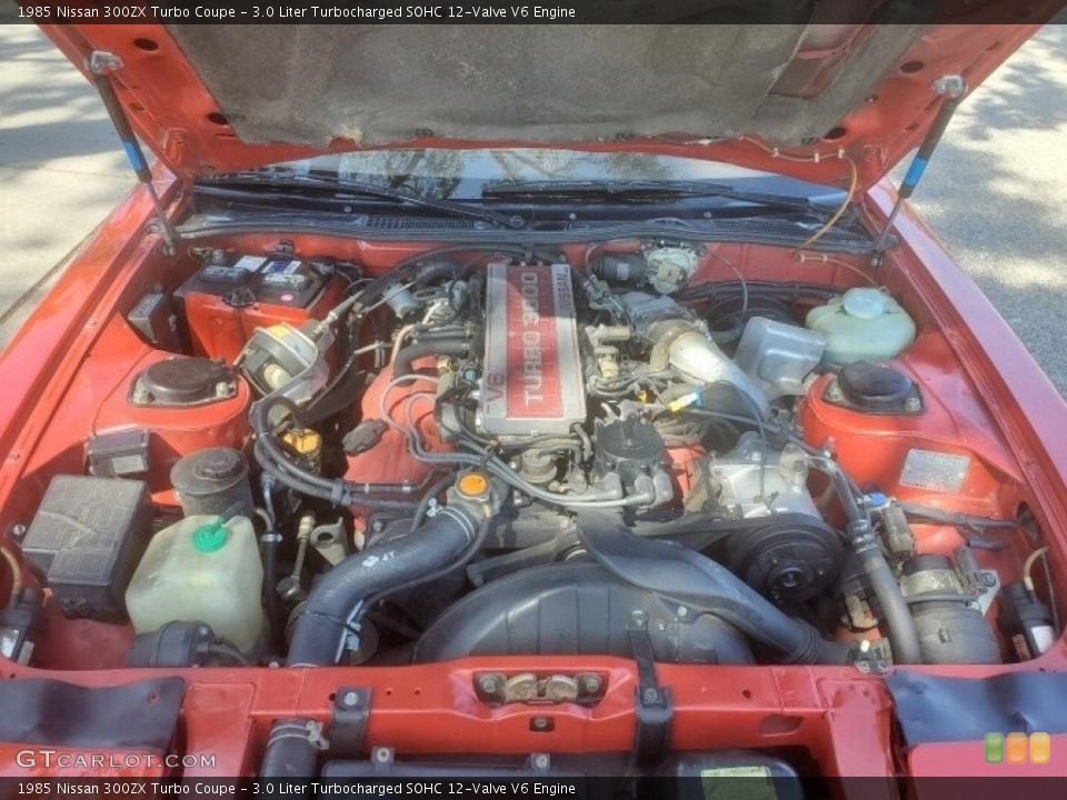 3.0 Liter Turbocharged SOHC 12-Valve V6 1985 Nissan 300ZX Engine