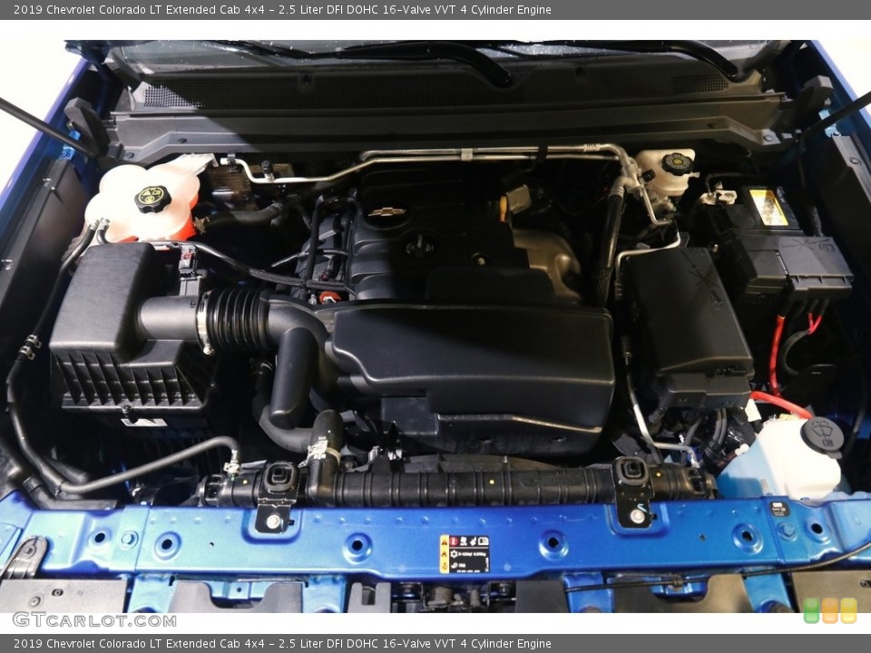 2.5 Liter DFI DOHC 16-Valve VVT 4 Cylinder 2019 Chevrolet Colorado Engine