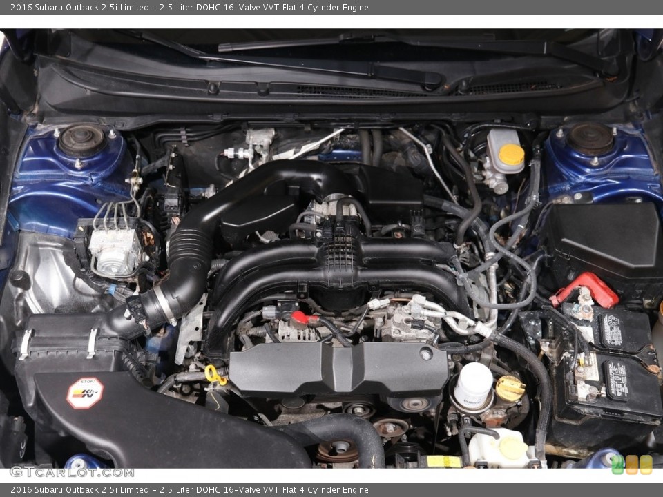 2.5 Liter DOHC 16-Valve VVT Flat 4 Cylinder Engine for the 2016 Subaru Outback #143293537
