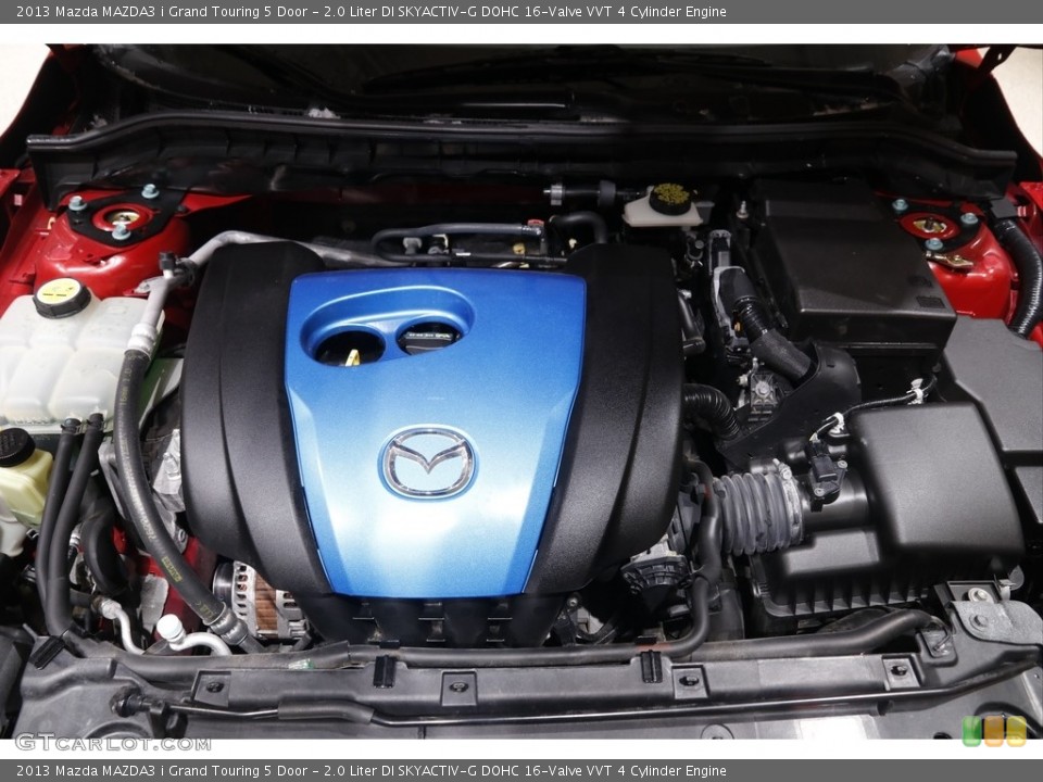 2.0 Liter DI SKYACTIV-G DOHC 16-Valve VVT 4 Cylinder 2013 Mazda MAZDA3 Engine