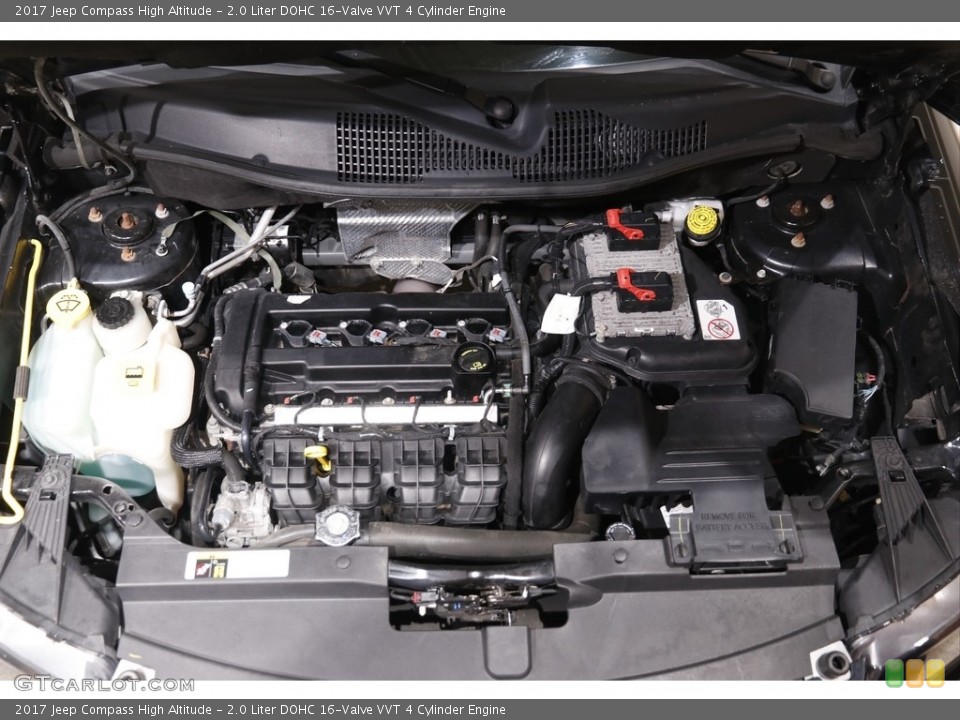 2.0 Liter DOHC 16-Valve VVT 4 Cylinder 2017 Jeep Compass Engine
