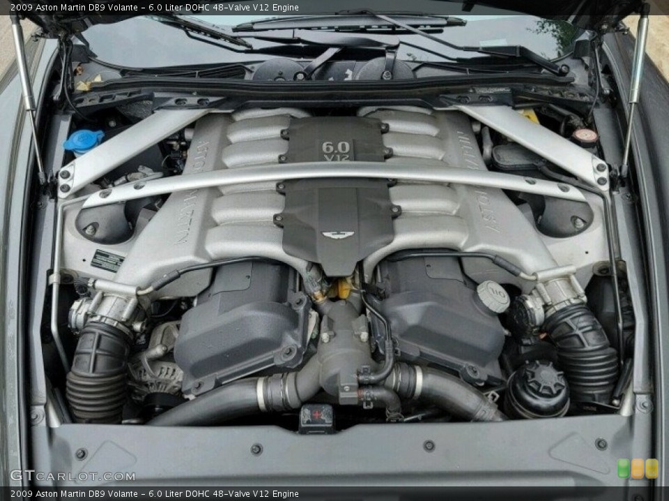 6.0 Liter DOHC 48-Valve V12 Engine for the 2009 Aston Martin DB9 #143315510