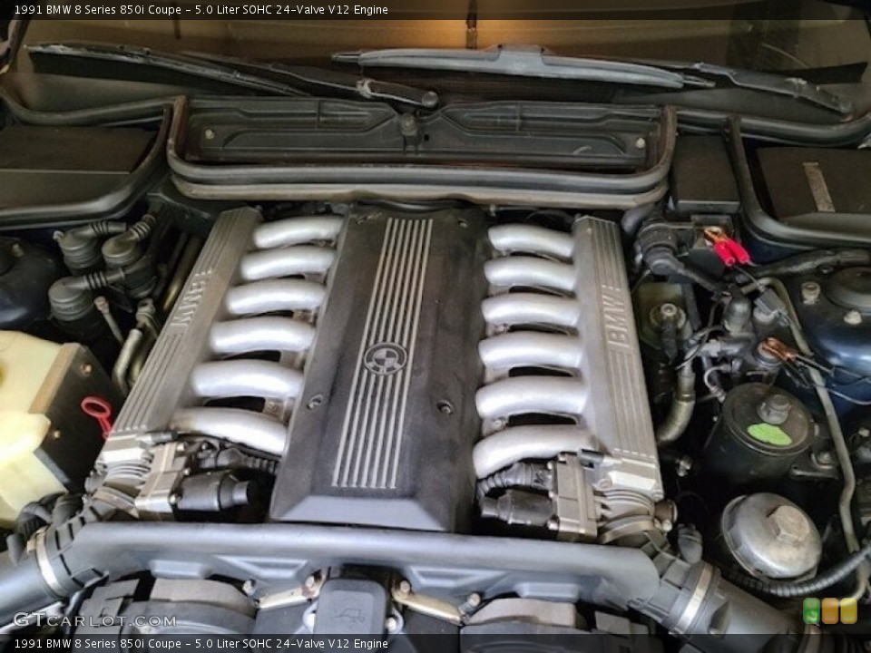 5.0 Liter SOHC 24-Valve V12 Engine for the 1991 BMW 8 Series #143324580