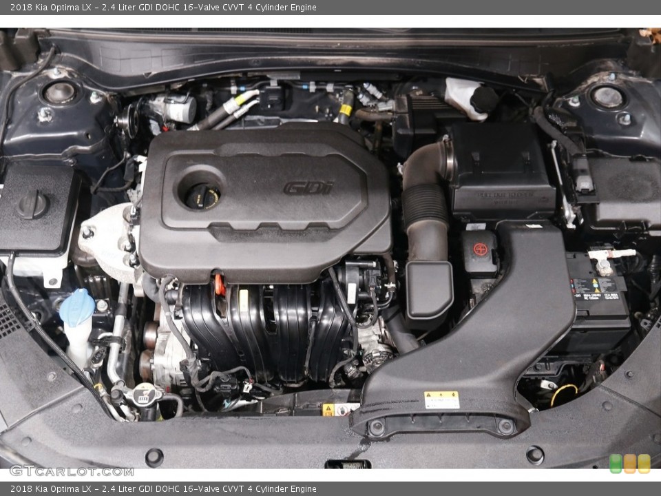 2.4 Liter GDI DOHC 16-Valve CVVT 4 Cylinder 2018 Kia Optima Engine