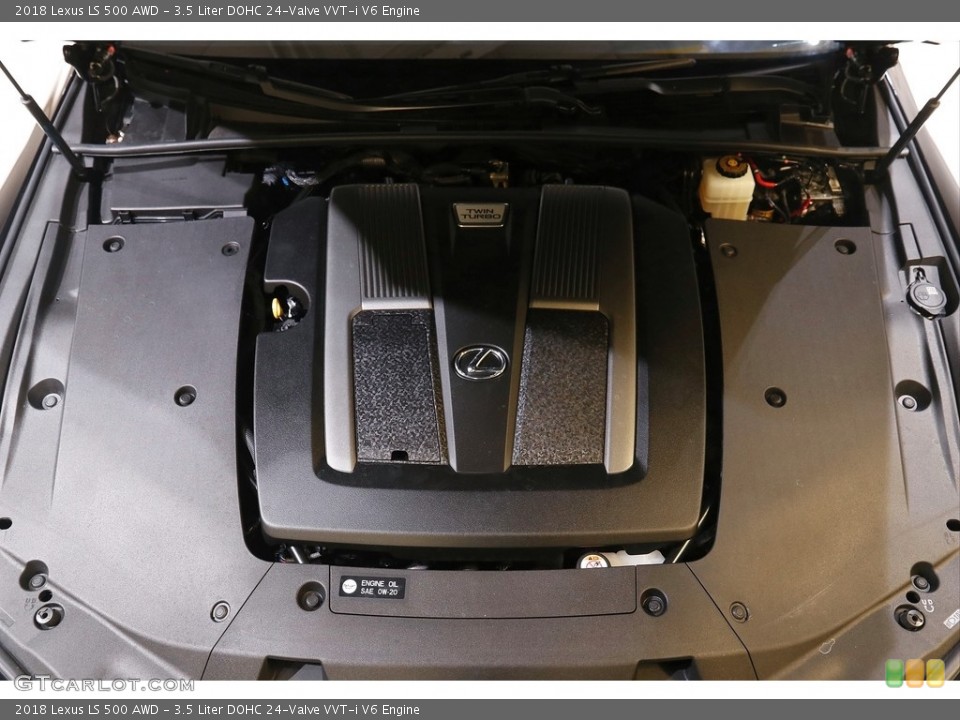 3.5 Liter DOHC 24-Valve VVT-i V6 2018 Lexus LS Engine