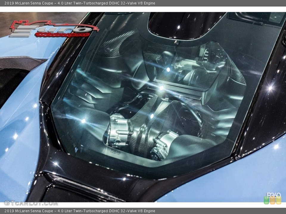 4.0 Liter Twin-Turbocharged DOHC 32-Valve V8 2019 McLaren Senna Engine