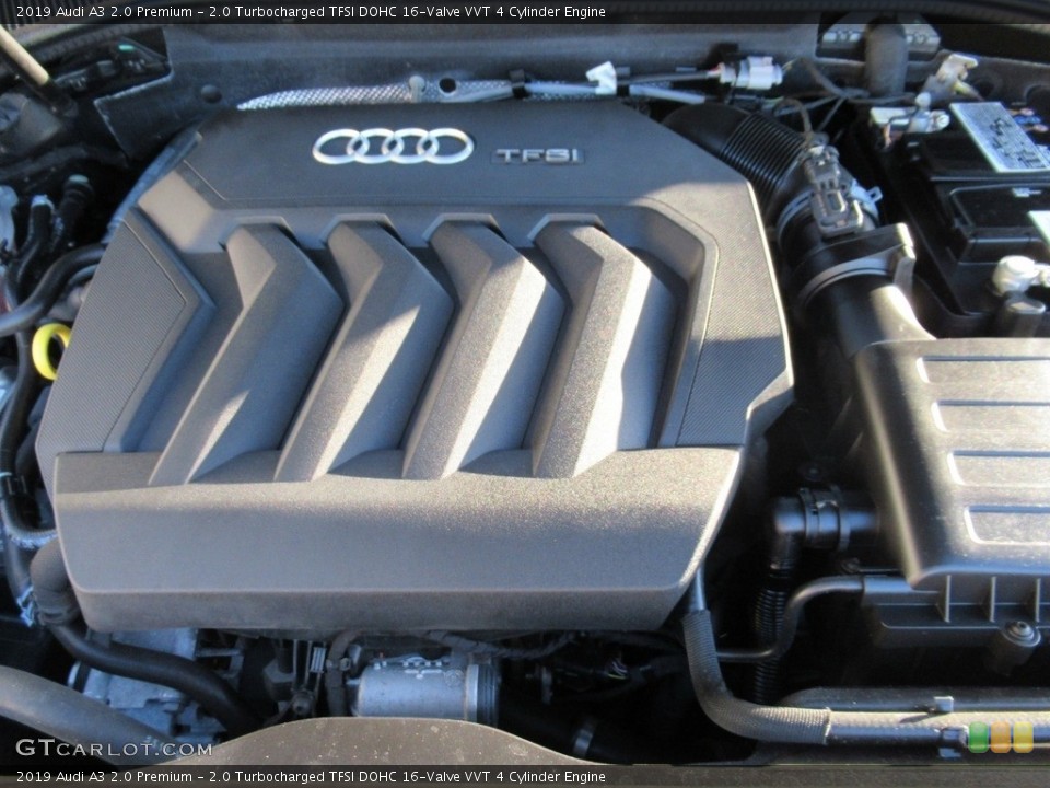 2.0 Turbocharged TFSI DOHC 16-Valve VVT 4 Cylinder 2019 Audi A3 Engine