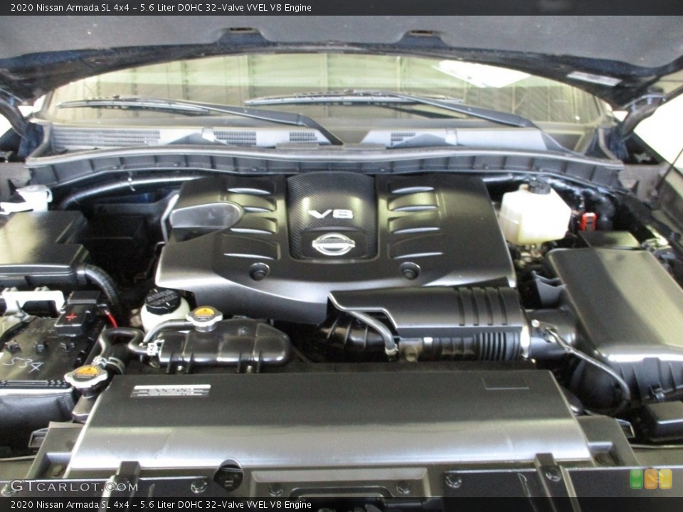 5.6 Liter DOHC 32-Valve VVEL V8 Engine for the 2020 Nissan Armada #143447291