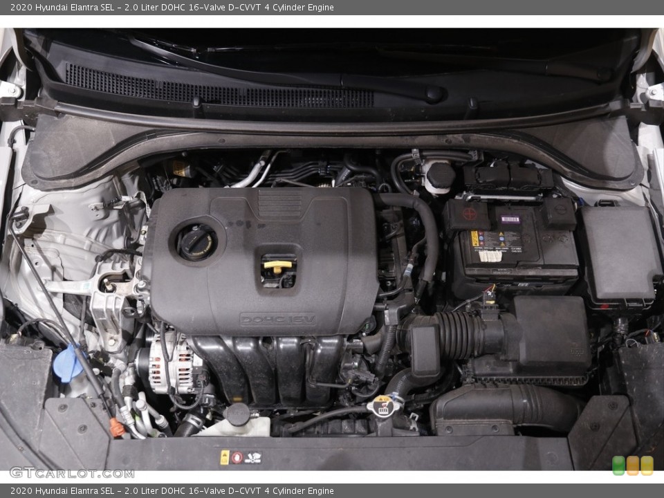 2.0 Liter DOHC 16-Valve D-CVVT 4 Cylinder Engine for the 2020 Hyundai Elantra #143455890