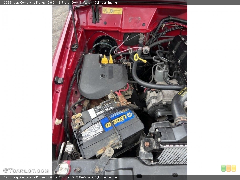 2.5 Liter OHV 8-Valve 4 Cylinder 1988 Jeep Comanche Engine