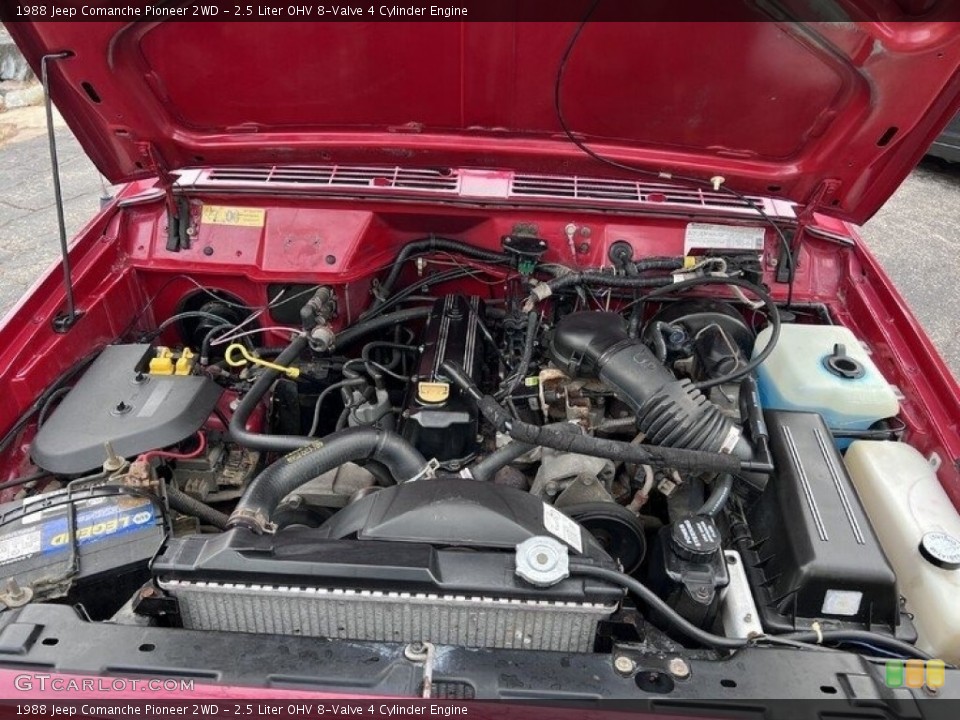 2.5 Liter OHV 8-Valve 4 Cylinder Engine for the 1988 Jeep Comanche #143459361