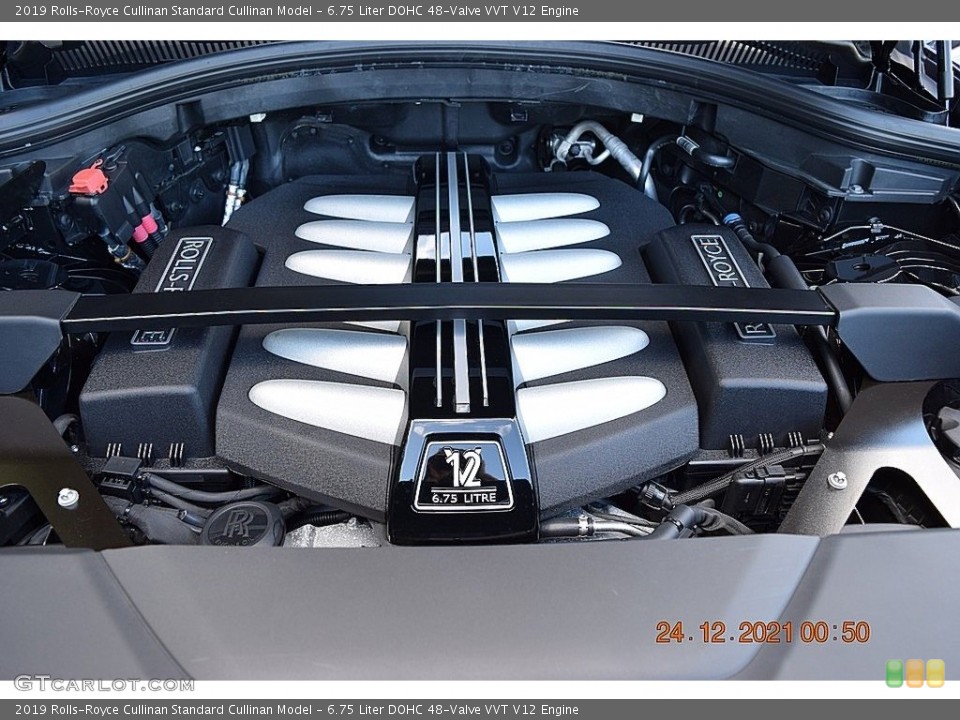 6.75 Liter DOHC 48-Valve VVT V12 2019 Rolls-Royce Cullinan Engine