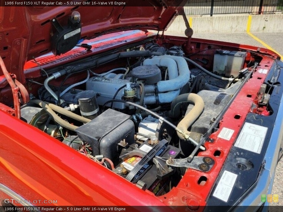5.0 Liter OHV 16-Valve V8 Engine for the 1986 Ford F150 #143478776
