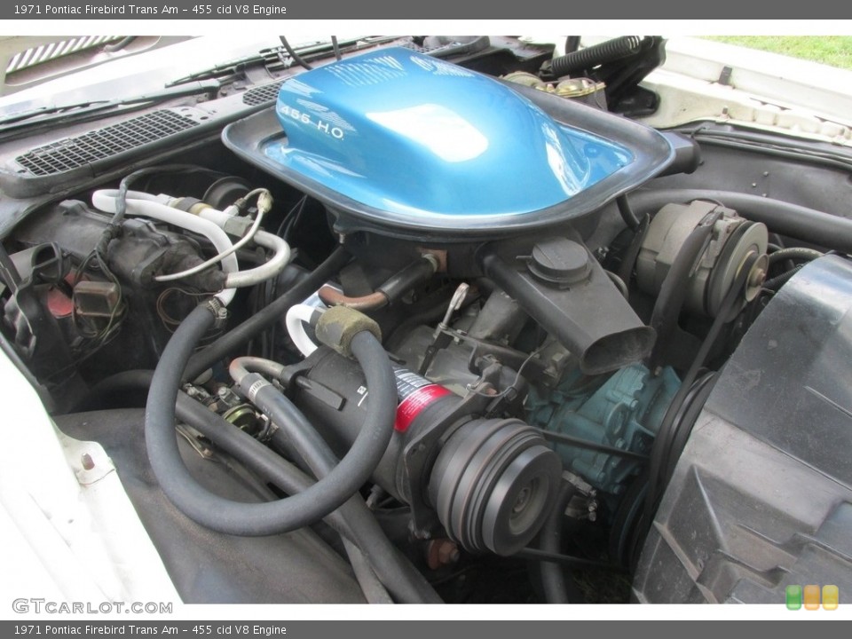 455 cid V8 Engine for the 1971 Pontiac Firebird #143484455