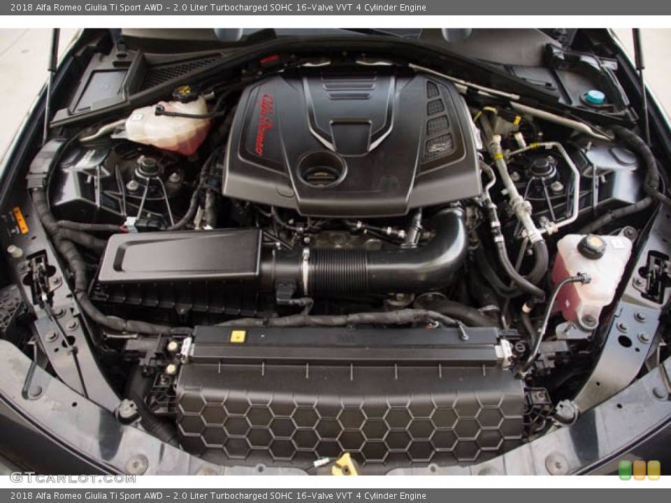 2.0 Liter Turbocharged SOHC 16-Valve VVT 4 Cylinder Engine for the 2018 Alfa Romeo Giulia #143522030