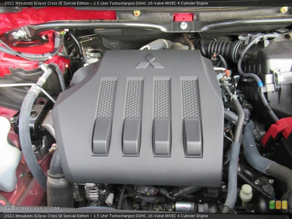 1.5 Liter Turbocharged DOHC 16-Valve MIVEC 4 Cylinder 2022 Mitsubishi Eclipse Cross Engine