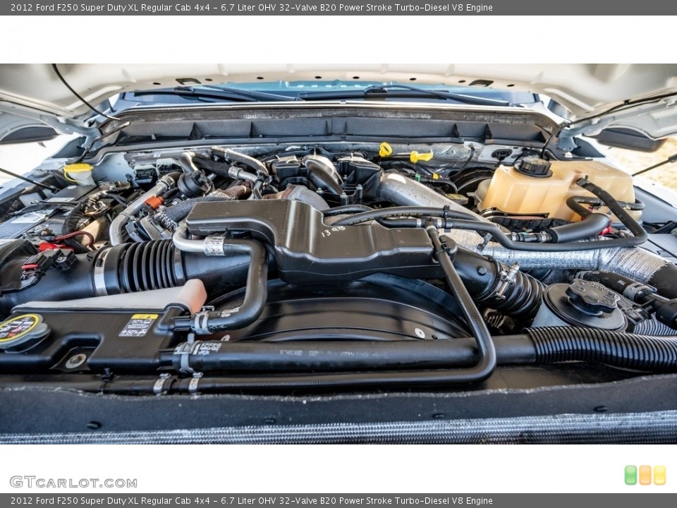 6.7 Liter OHV 32-Valve B20 Power Stroke Turbo-Diesel V8 Engine for the 2012 Ford F250 Super Duty #143543106