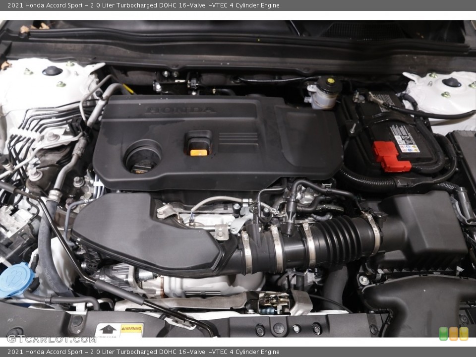 2.0 Liter Turbocharged DOHC 16-Valve i-VTEC 4 Cylinder 2021 Honda Accord Engine