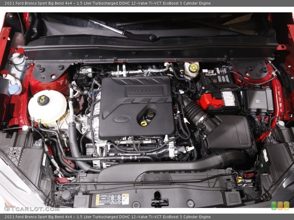 1.5 Liter Turbocharged DOHC 12-Valve Ti-VCT EcoBoost 3 Cylinder Engine for the 2021 Ford Bronco Sport #143560555