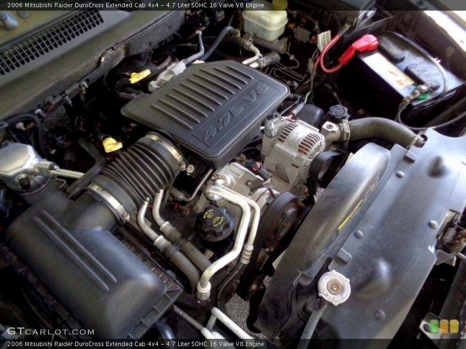 4.7 Liter SOHC 16 Valve V8 Engine for the 2006 Mitsubishi Raider #143562523