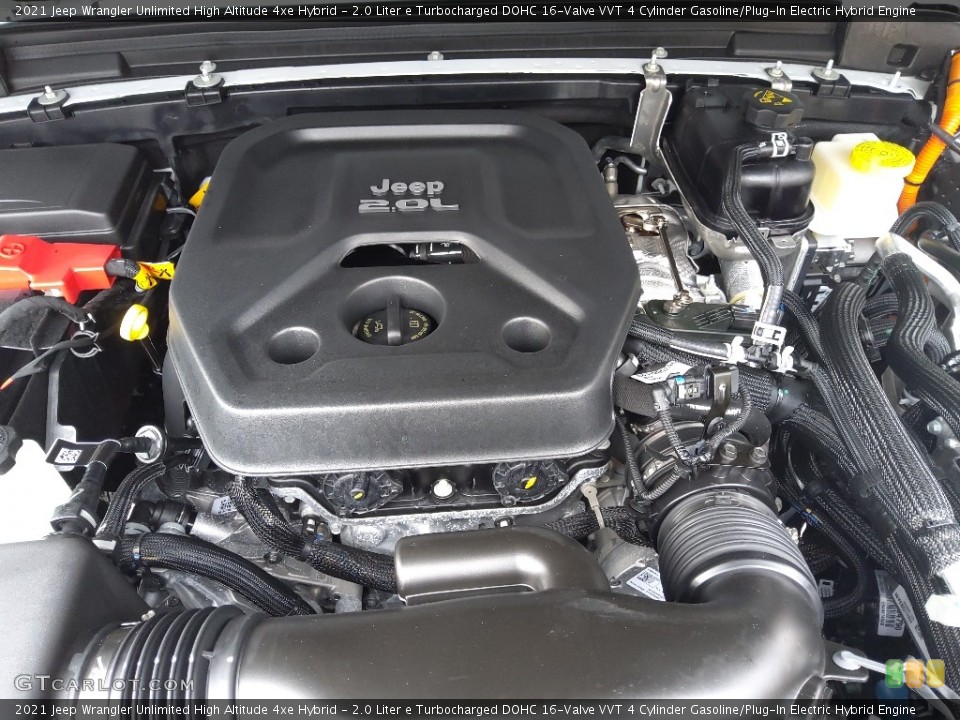 2.0 Liter e Turbocharged DOHC 16-Valve VVT 4 Cylinder Gasoline/Plug-In Electric Hybrid Engine for the 2021 Jeep Wrangler Unlimited #143578974