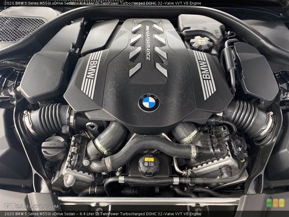 4.4 Liter DI TwinPower Turbocharged DOHC 32-Valve VVT V8 2020 BMW 5 Series Engine