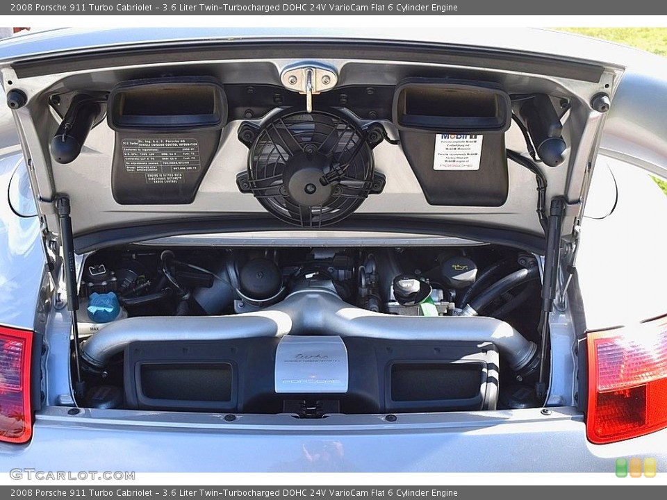 3.6 Liter Twin-Turbocharged DOHC 24V VarioCam Flat 6 Cylinder Engine for the 2008 Porsche 911 #143589907
